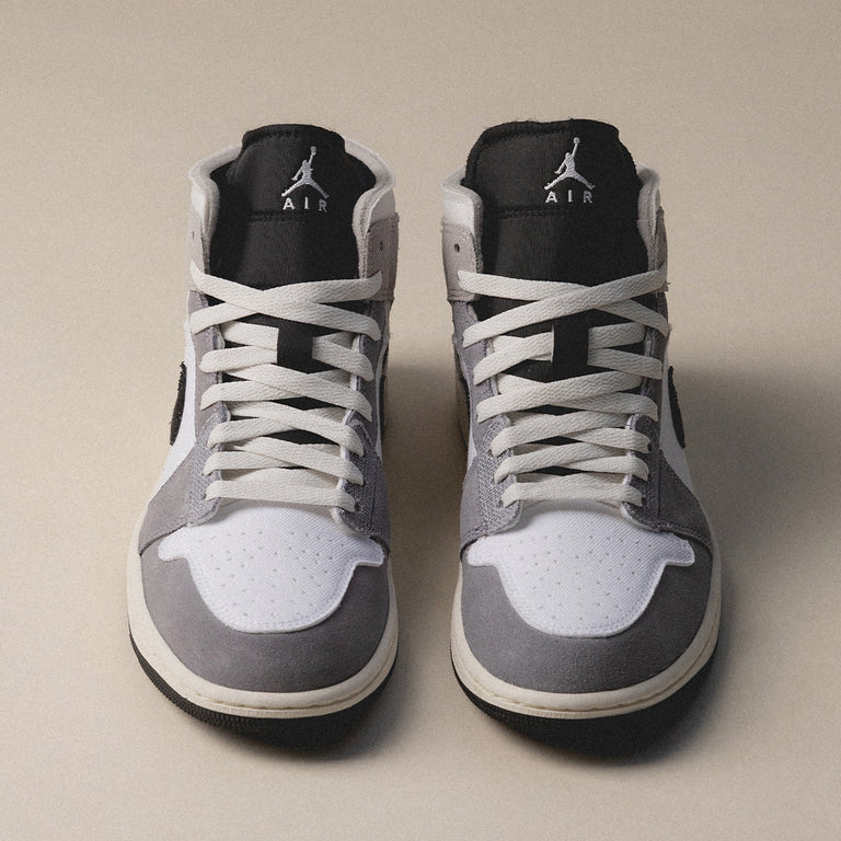 Nike Air Jordan 1 Mid SE Craft *Cement Grey* onfeet