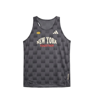 Adidas	Adizero NYC Running Singlet - L / Carbon / Black