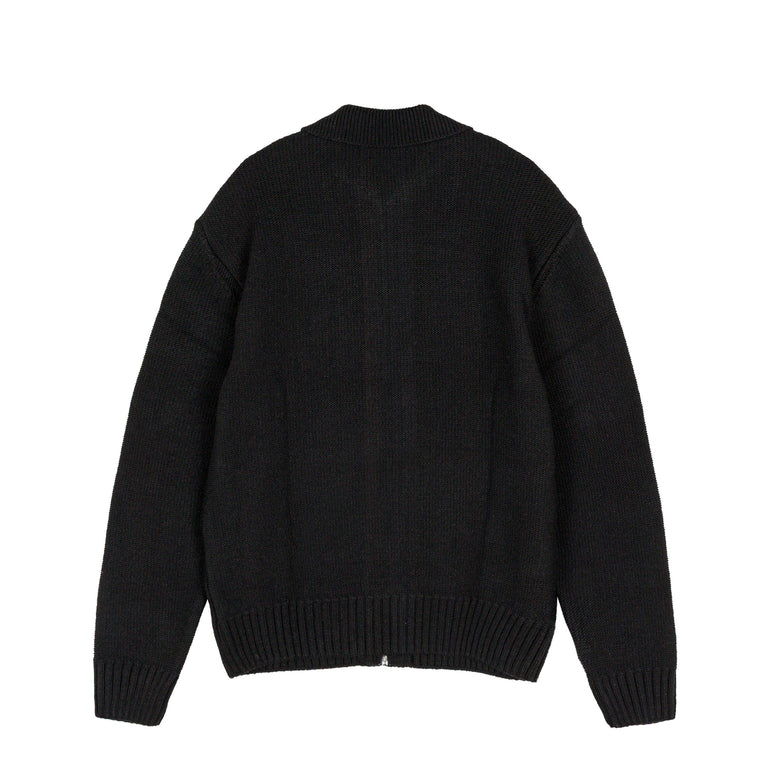 Arte Antwerp Stencil Zip Cardigan - S / Black - 2