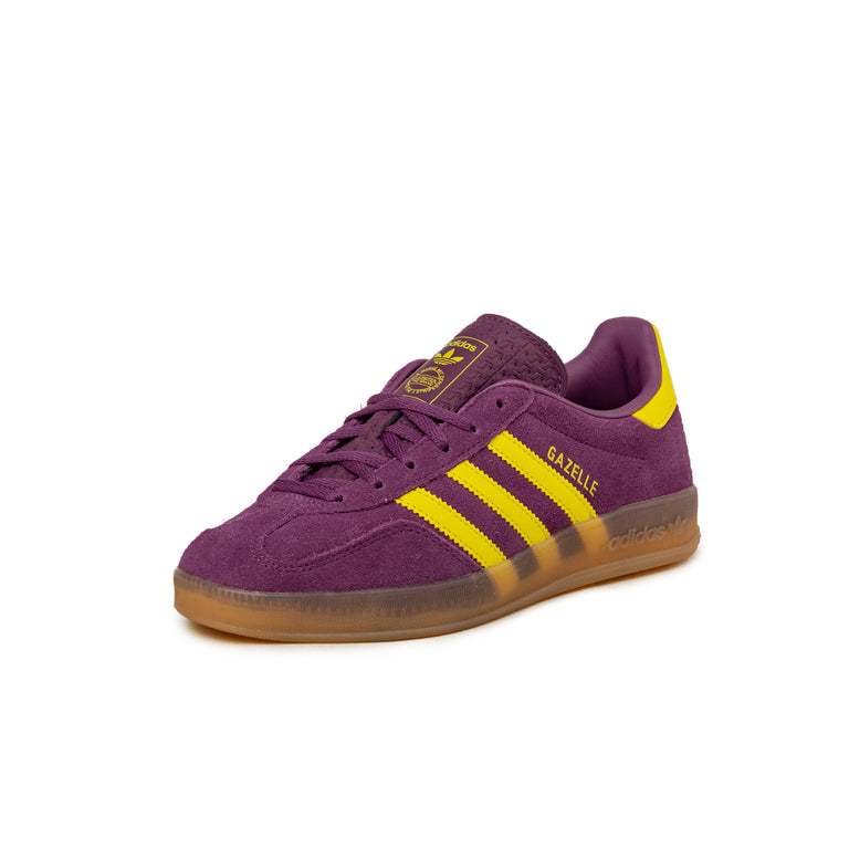 Adidas Gazelle Indoor W - 42 / Rich Mauve / Bright Yellow / Gum 3 - 2
