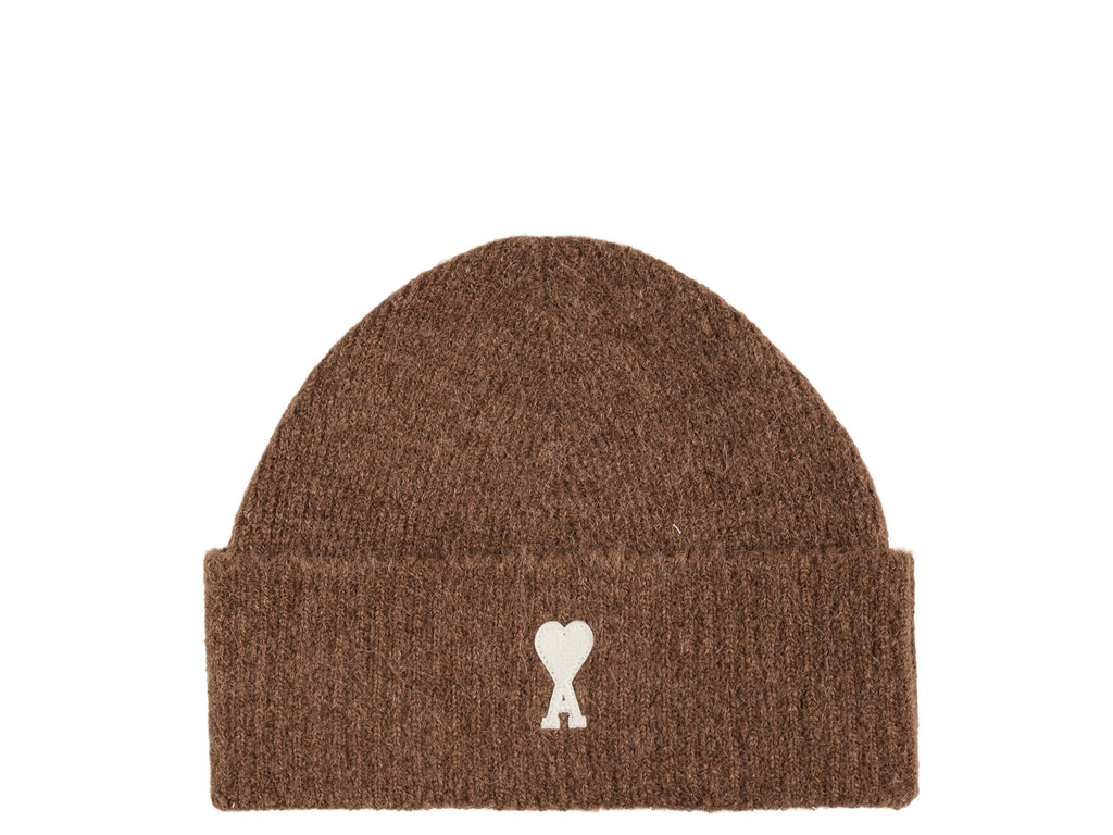 AMI Paris Striped Ami De Coeur Alpaca Beanie | Accessoires
