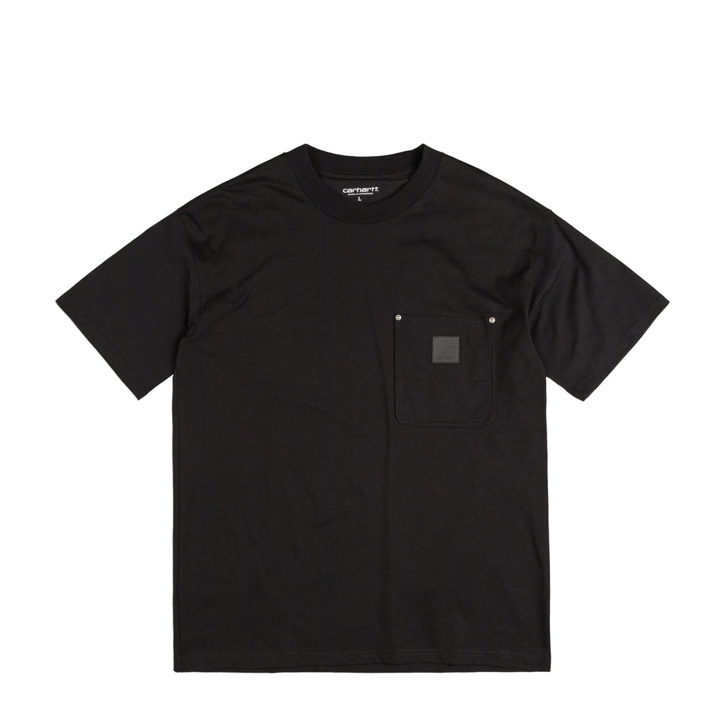 【関税&送料込】Carhartt Wip S S Eldon Pocket T-Shirt Black T-shirts Carhartt WIP S/S Eldon Pocket T-Shirt 'Black