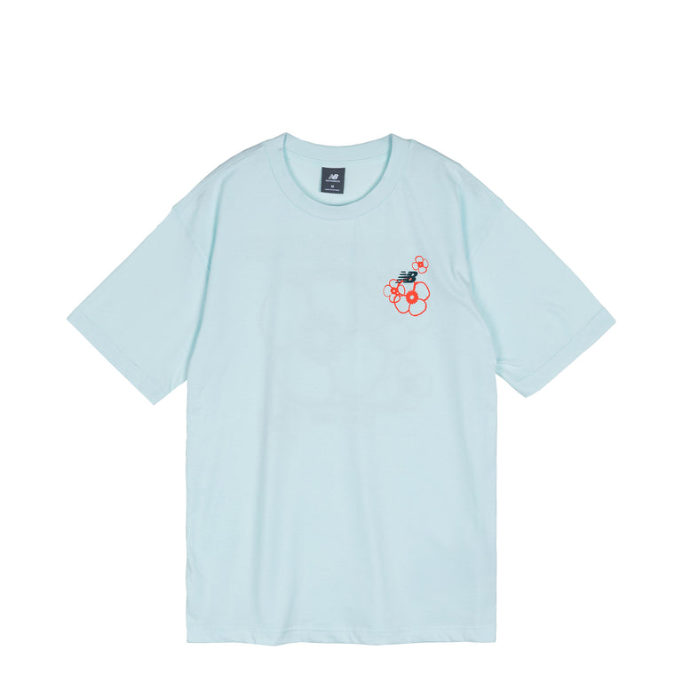 New Balance LA City Run T-Shirt - S / Glint Blue - 2