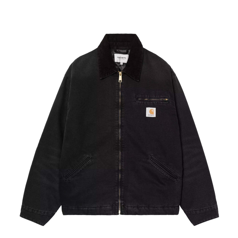 Carhartt WIP OG Detroit Jacket - XXL / Black / Black Stone Canvas - 1