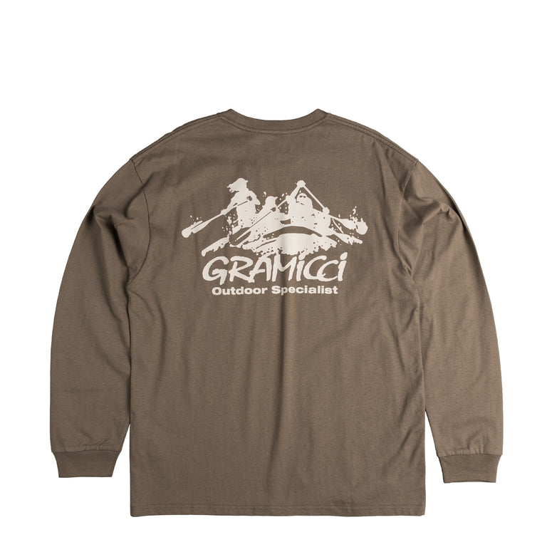 Gramicci	Air cropped logo-print T-shirt