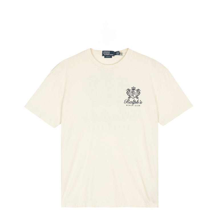 Polo Ralph Lauren Jersey Graphic T-Shirt - L / Deckwash White - 2
