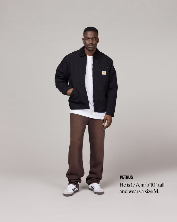 Carhartt WIP Detroit Jacket In Canvas Black Men's - US