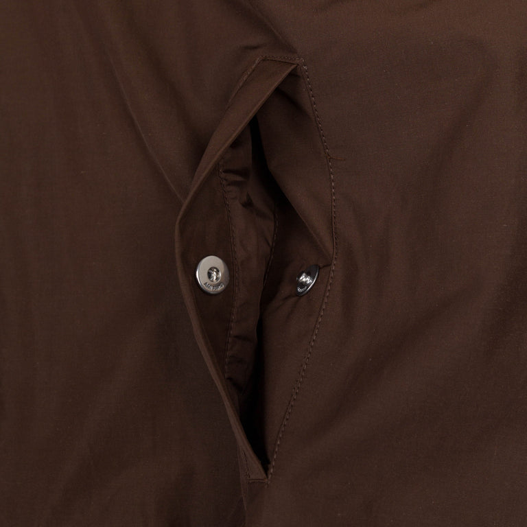 AMI Paris Ami de Coeur Windbreaker - S / Chocolate Brown - 4
