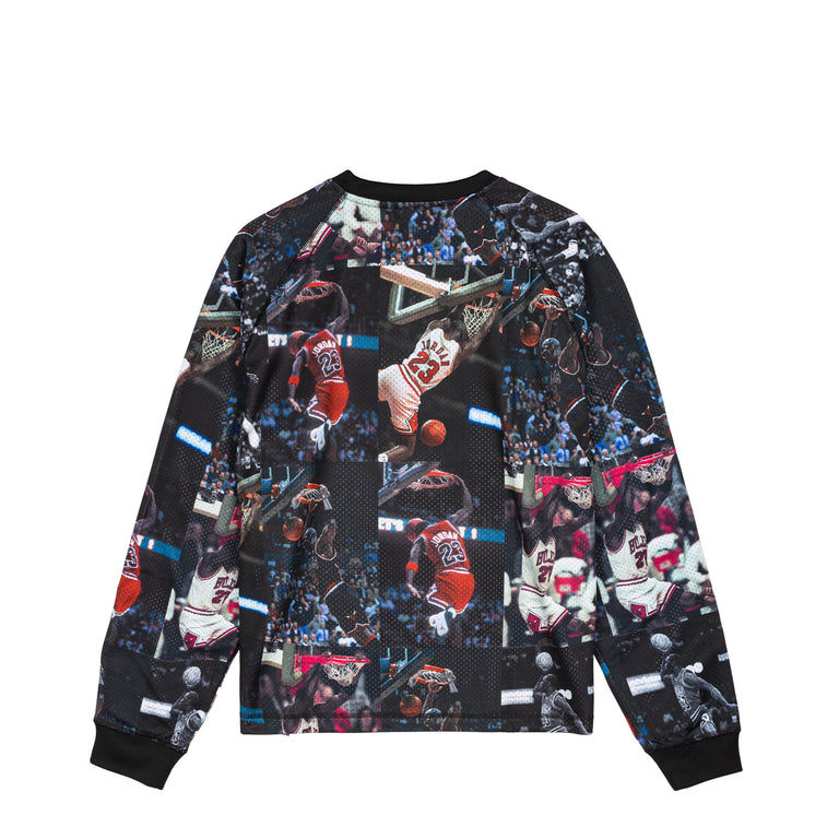 Nike Jordan Flight Printed Long-Sleeve Jersey - S / Black / White - 2
