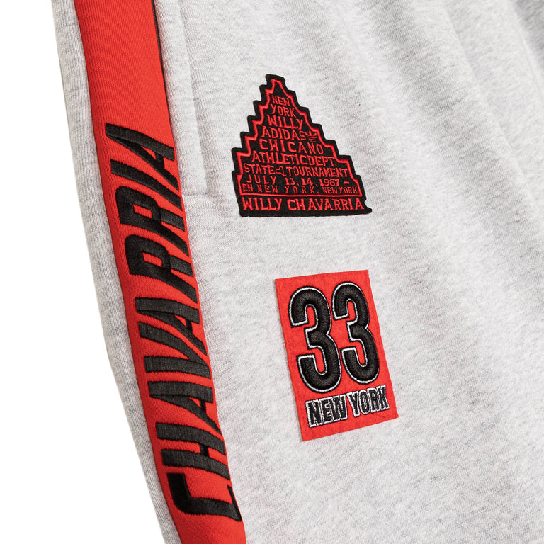 Adidas x Willy Chavarria NY Sweatpant - L / Light Grey Heather - 4