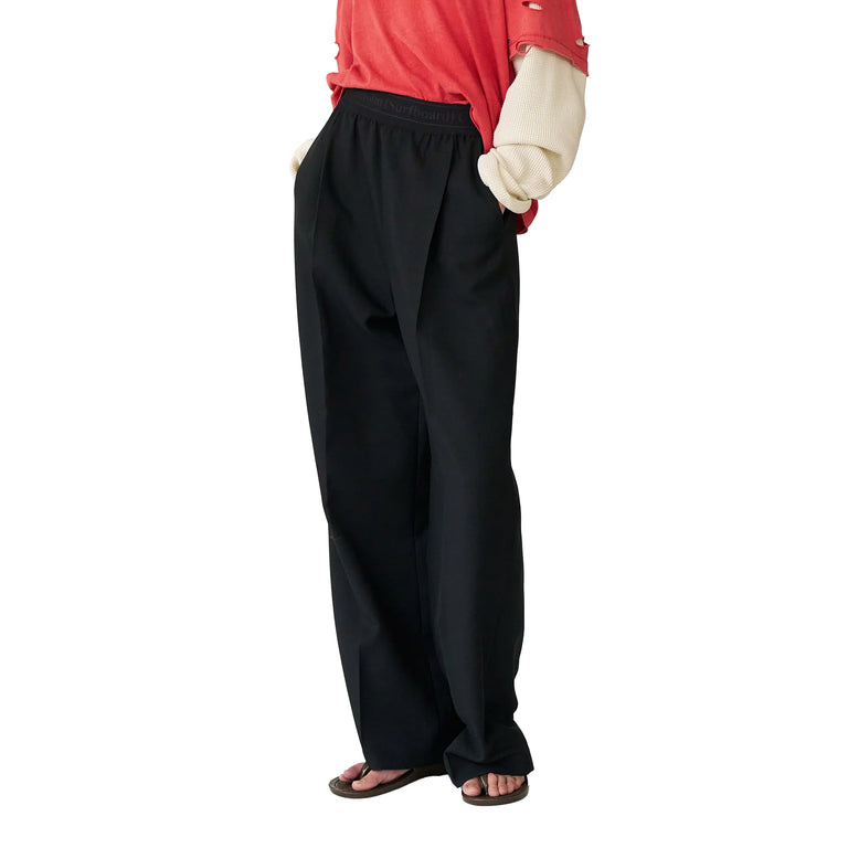 Stockholm Surfboard Club Elaine Relaxed Fit Trousers - L / Black - 4