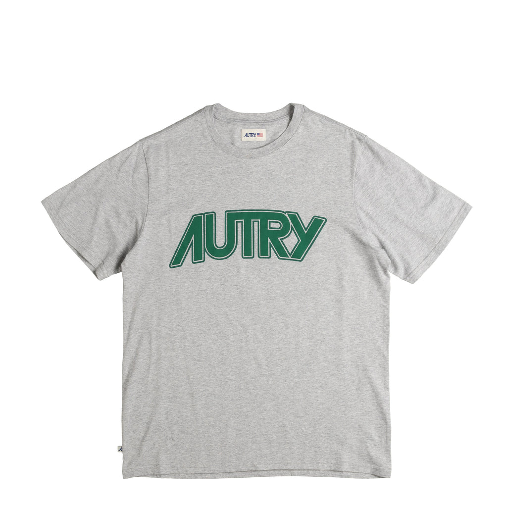 Autry Kids logo-print cotton hoodie - Grey