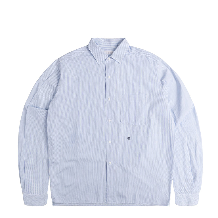 Nanamica Regular Collar Stripe Wind Shirt
