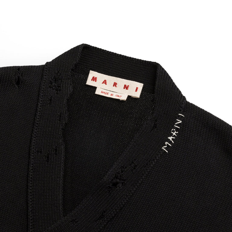 Marni Dishevelled Cotton Cardigan