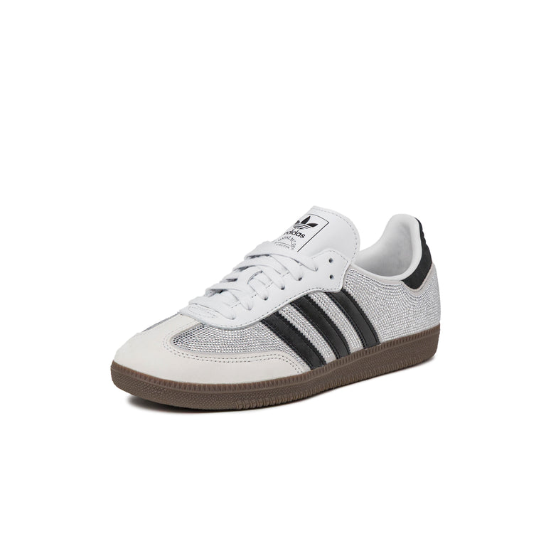 Adidas Samba OG W *Rhinestone* - 37 1/3 / Crystal White / Chalk White / Silver Metallic - 6
