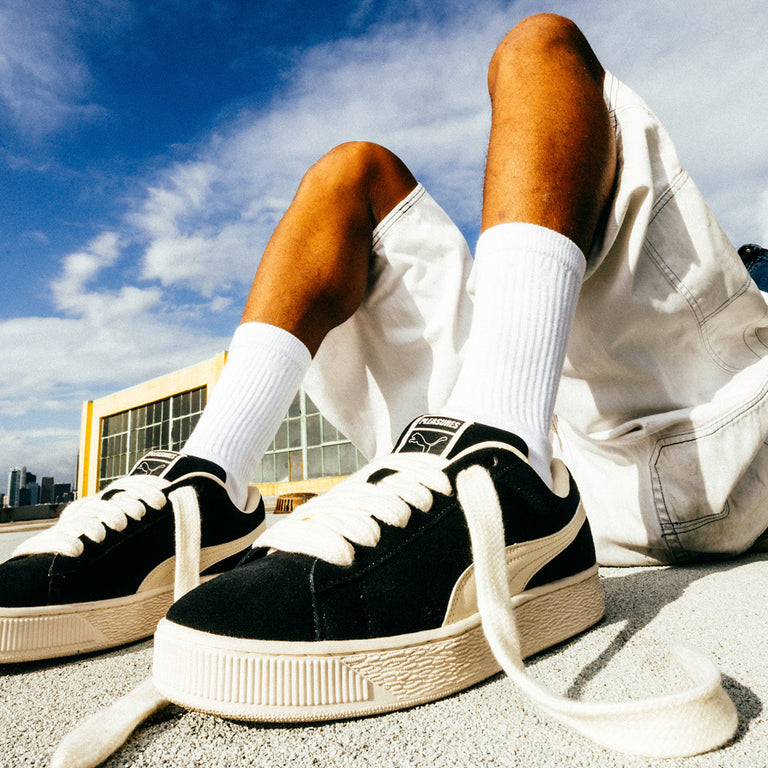 Puma x Pleasures Suede XL onfeet