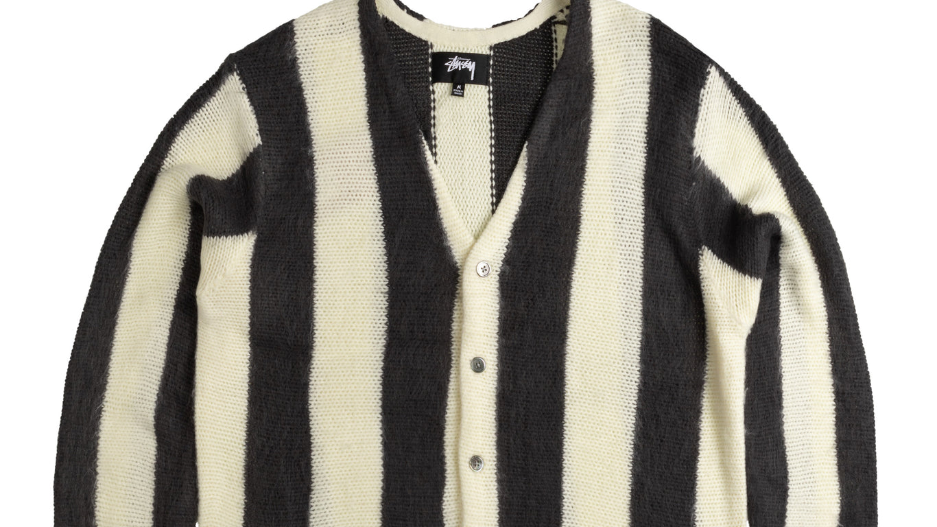 Stussy Stripe Brushed Cardigan | Apparel » Buy online now!