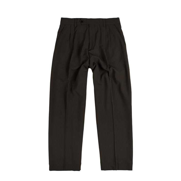 mfpen Classic Trousers (Brown Pinstripe)