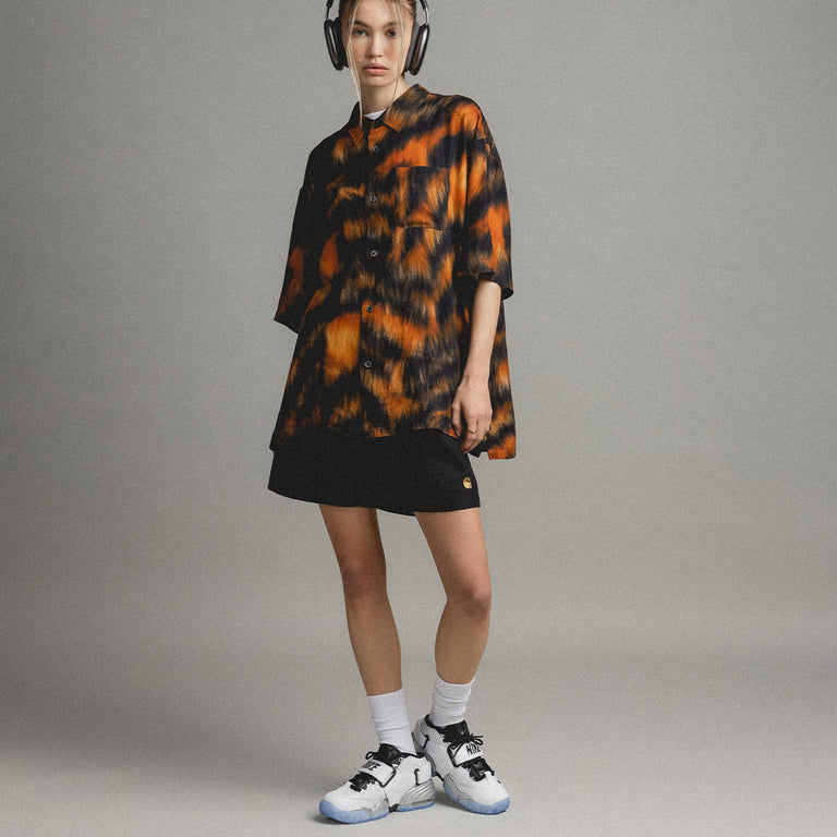 Stussy Fur Print Shirt onfeet