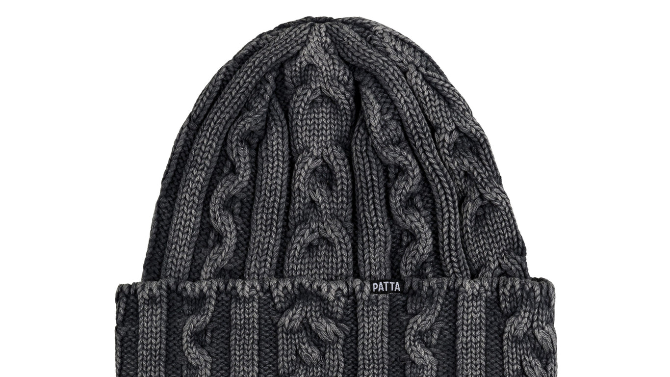 Patta Cold Dyed Cable Knitted Beanie | Accessoires » Buy Patta Cold Dyed Cable Knitted Beanie | Accessoires » Buy