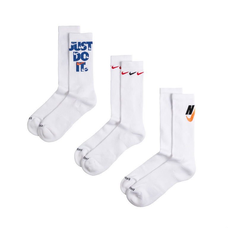 Nike Everyday Plus Cushioned Logo Crew Socks 3 Pack