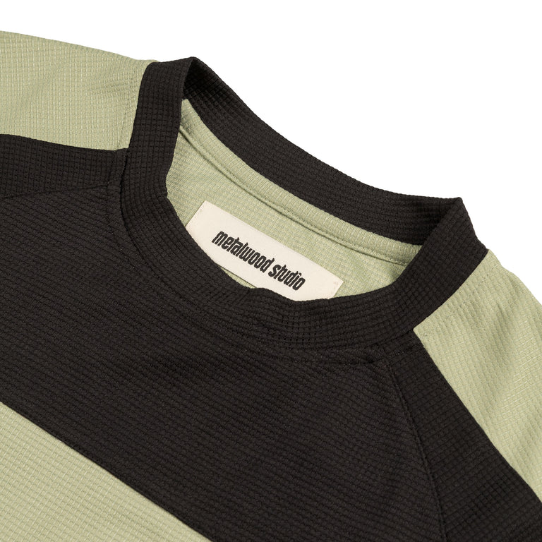 Metalwood Paneled Poly Top 