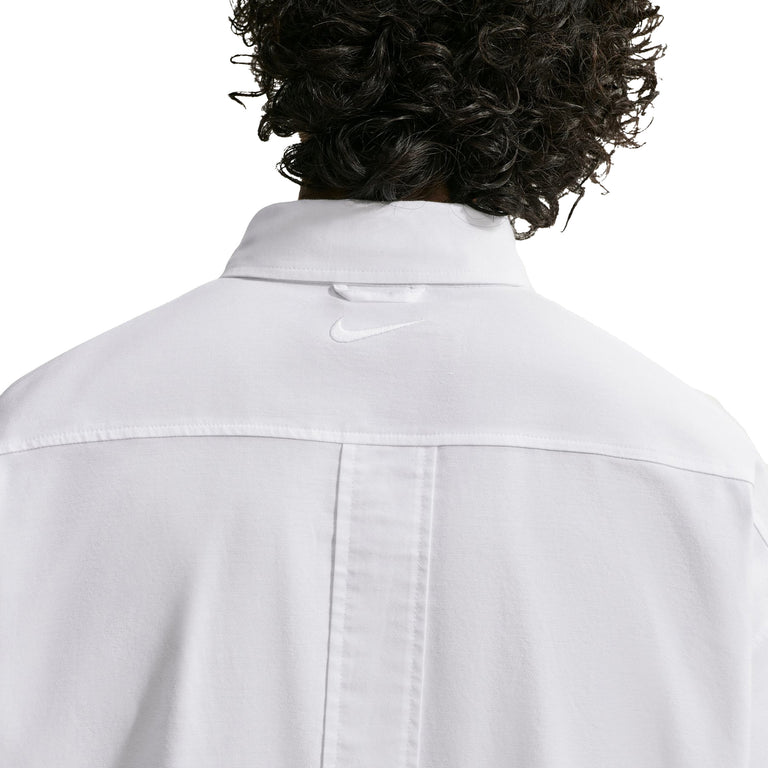Nike	Club Rules Long-Sleeve Oxford Top - L / White / White - 5
