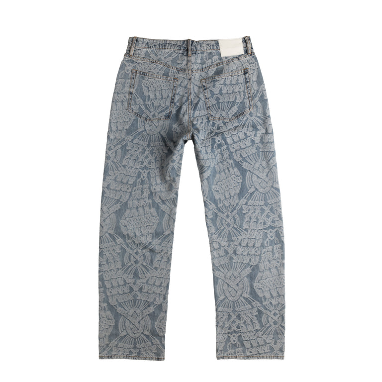 Daily Paper Settle Macrame Denim Pants