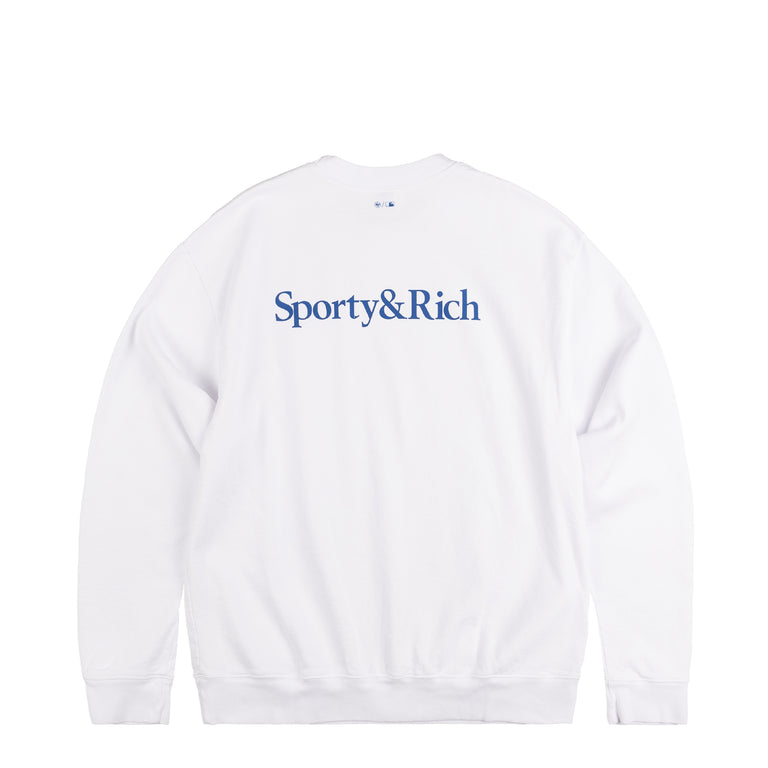 Sporty & Rich Dodgers Serif Crewneck