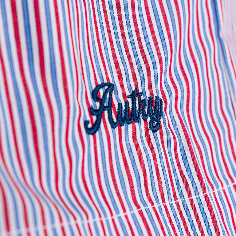 Autry Popeline Short - XL / Red / Blue / White - 3