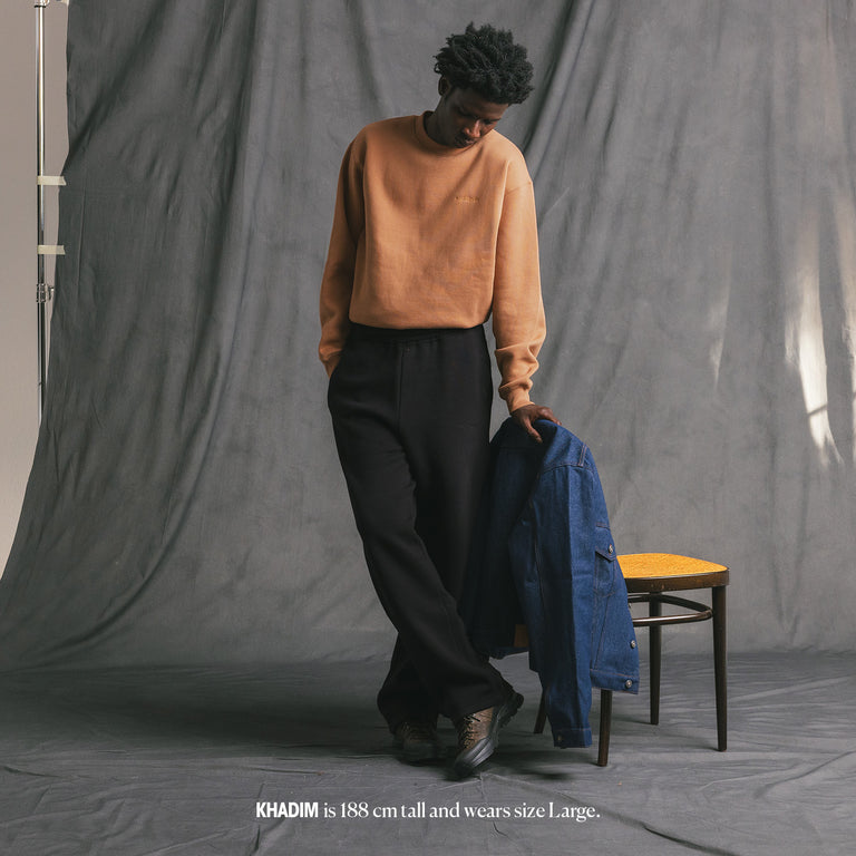 Asphaltgold Essential Crewneck (Purple) onfeet