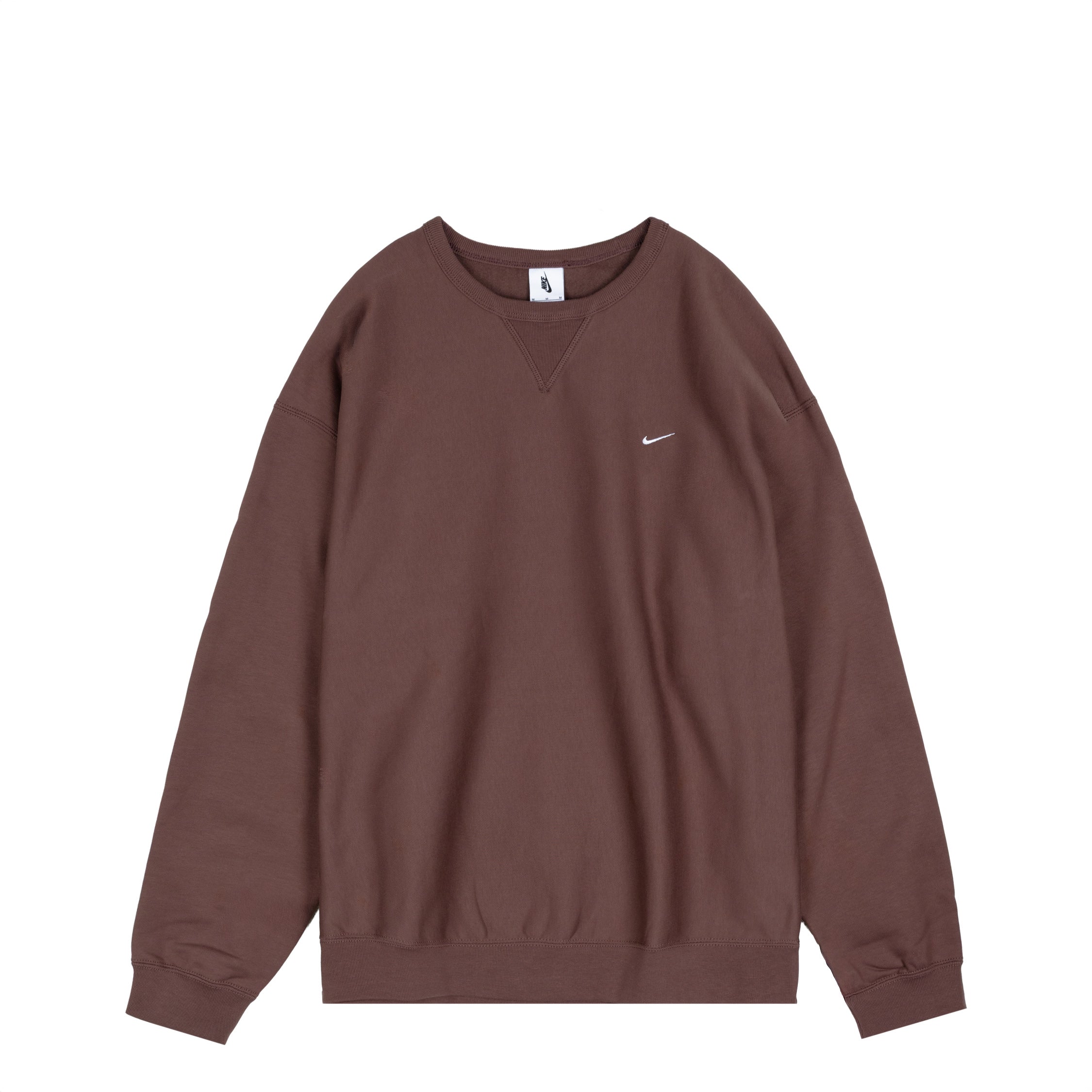 nike crew neck brown