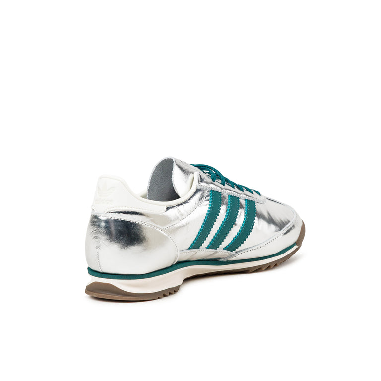 Adidas SL 72 OG W - 41 1/3 / Silver Metallic / Rich Green / Off White - 3
