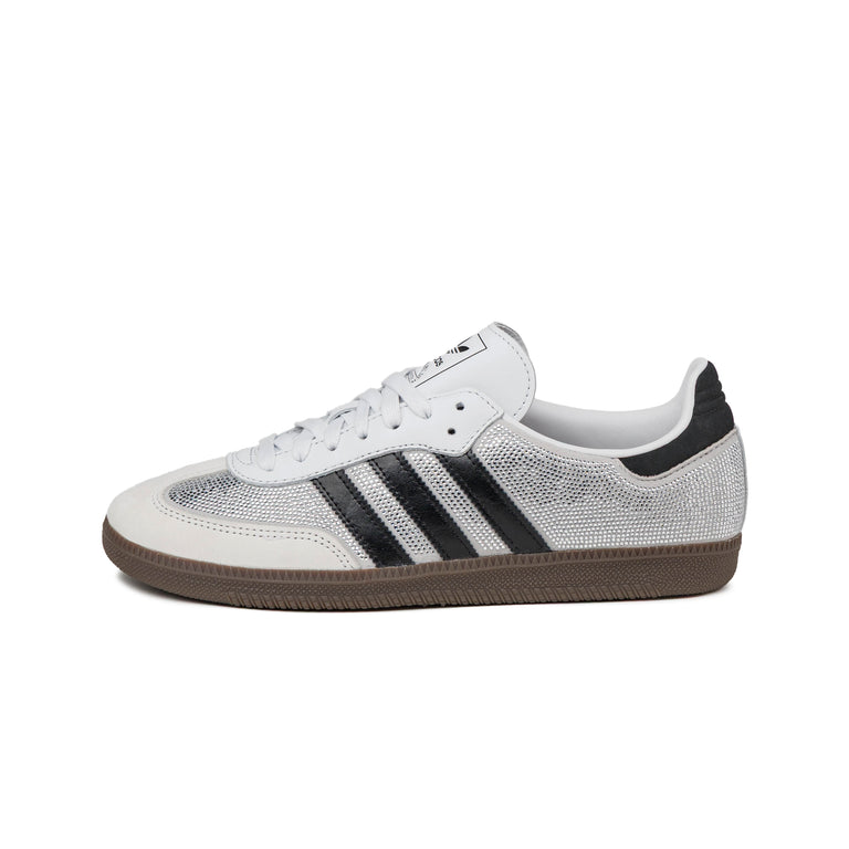 Adidas Samba OG W *Rhinestone* - 37 1/3 / Crystal White / Chalk White / Silver Metallic
