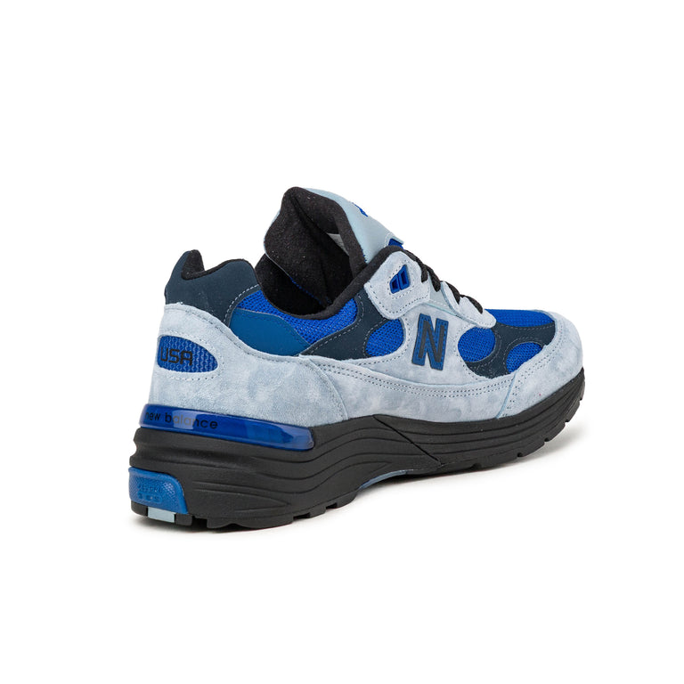 New Balance 992 *Made in USA* - 41.5 / Light Arctic Grey / Black / Blue Gemstone - 3

