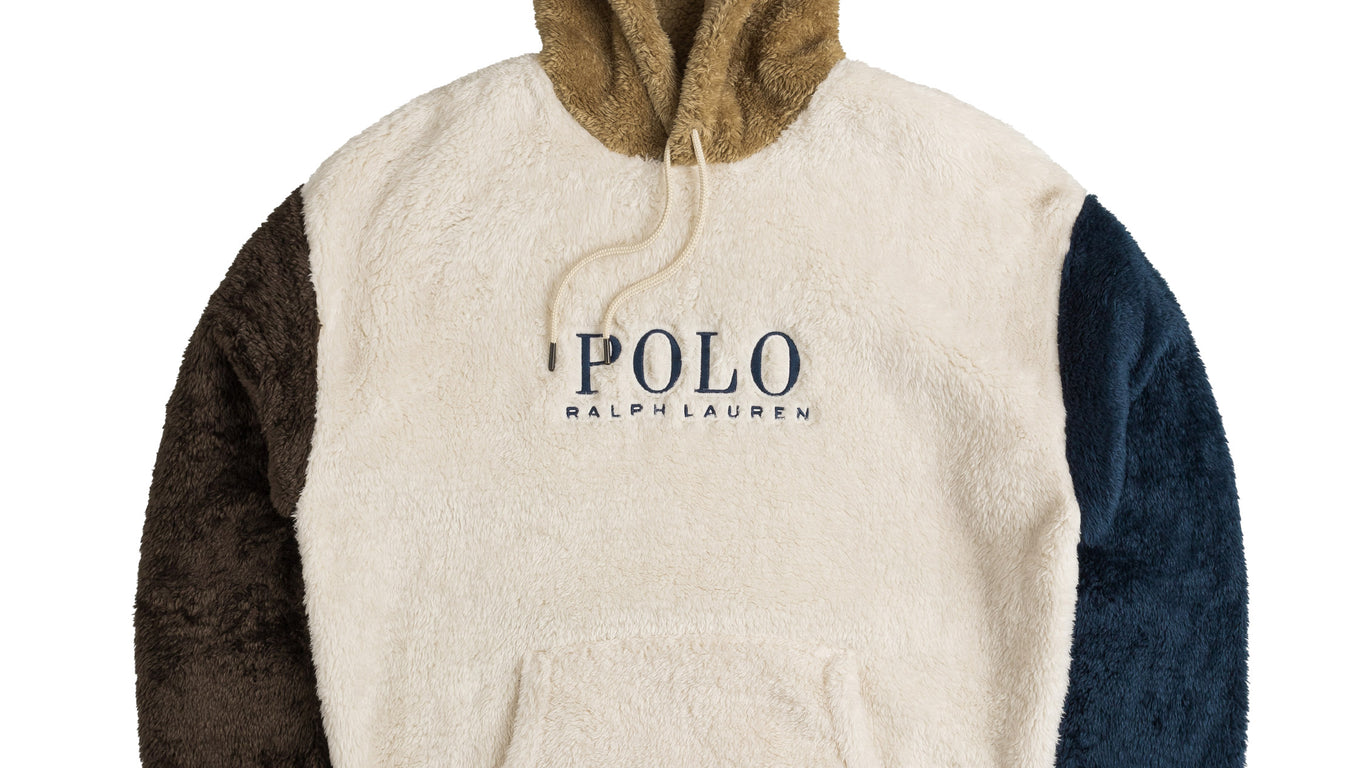 Polo Ralph Lauren Logo Pile Fleece Hoodie Apparel Buy online now