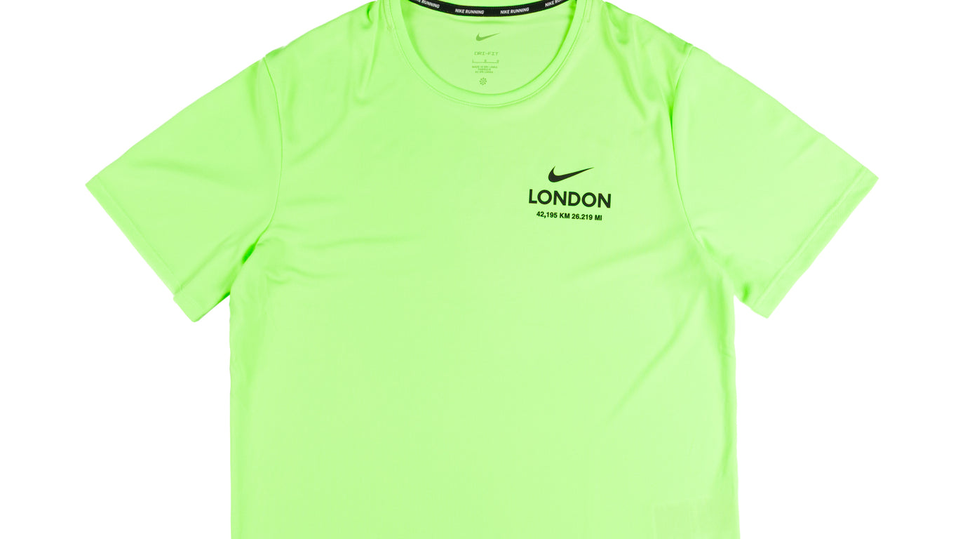 pink and lime green nike shirt
