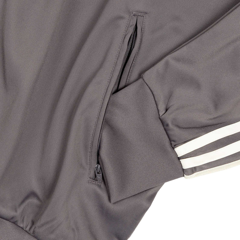 Adidas Firebird Track Top - XL / Charcoal / Cream White - 3