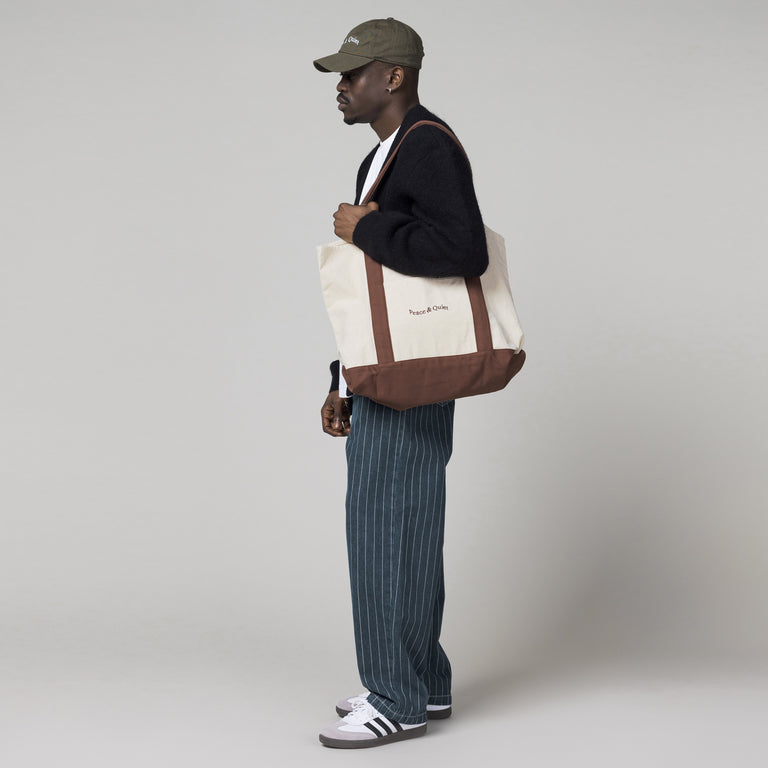 Museum of Peace & Quiet Wordmark Boat Tote