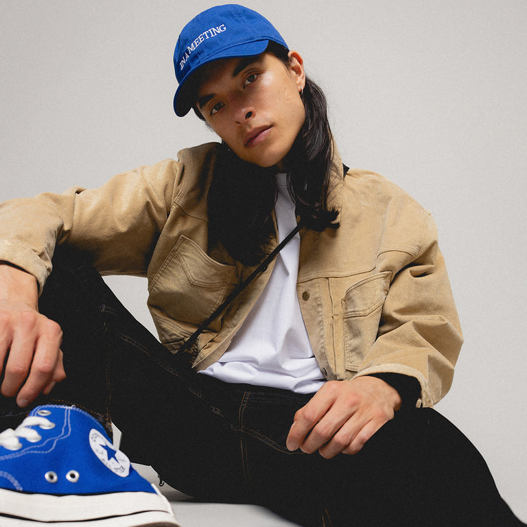 Needles Penny Jean Jacket - C/PU 16W Corduroy onfeet