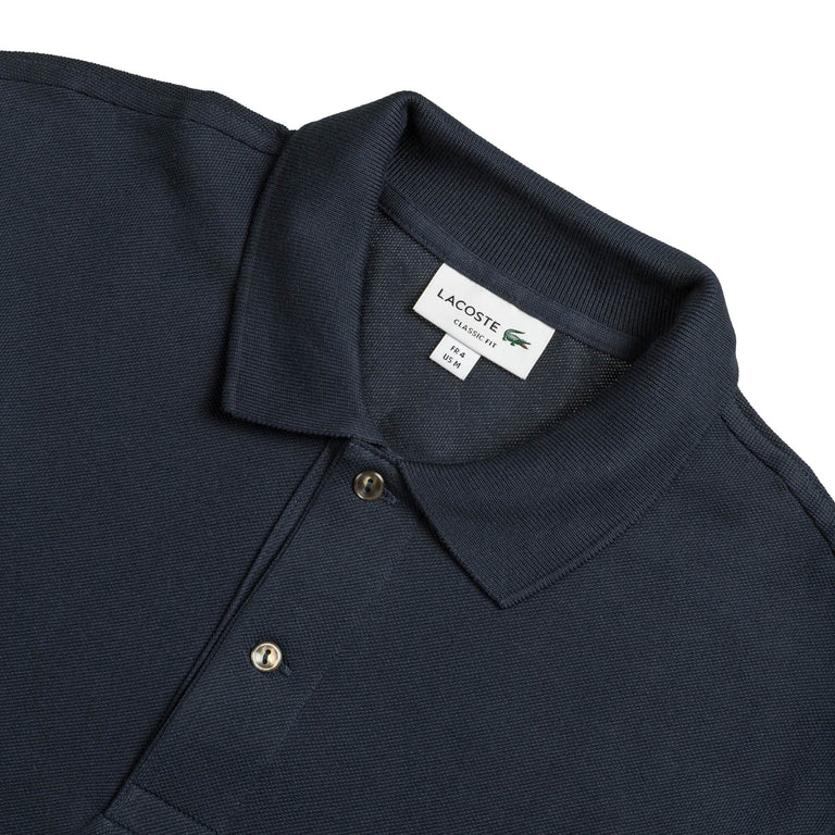 Lacoste Long Sleeve Cotton Polo Shirt