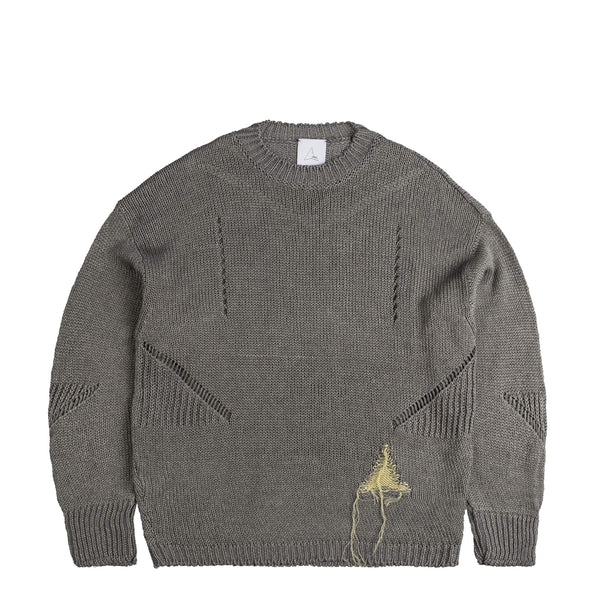 値下げ中　ROA Hemp crewneck ブラウン Printed Crewneck / 2788 ROA - Black – Revolution.eu