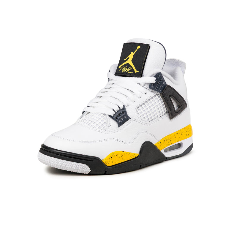 Nike Air Jordan 4 Retro *Tour Yellow* - 47 / White / Tour Yellow / Dark Blue Grey / Black - 2
