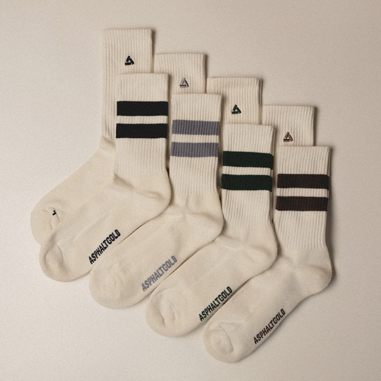 Asphaltgold Crew Socks *2-Pack*