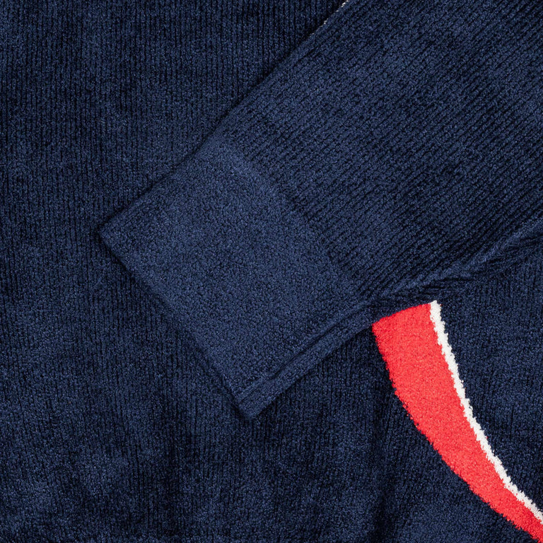 Adidas Retro Remix Teamgeist Poloshirt - XXL / Night Indigo / Better Scarlet / Off White - 4
