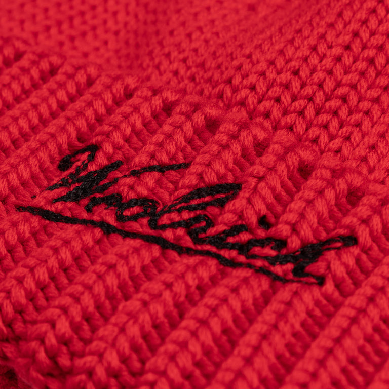 Woolrich Merino Wool Logo Beanie