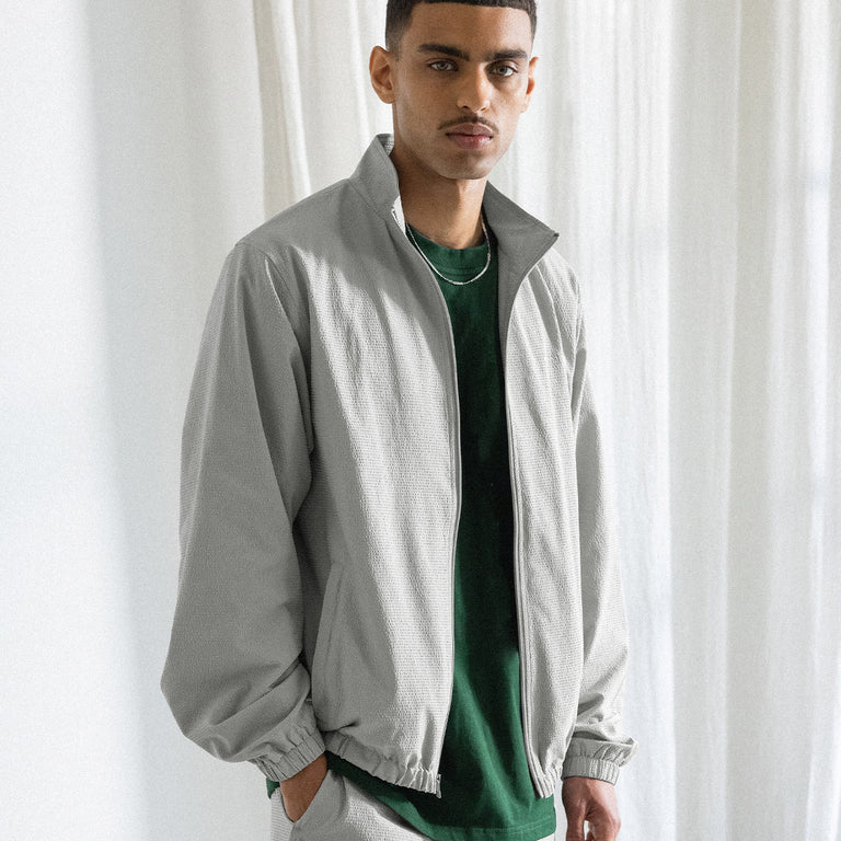 Asphaltgold Essential Track Jacket onfeet