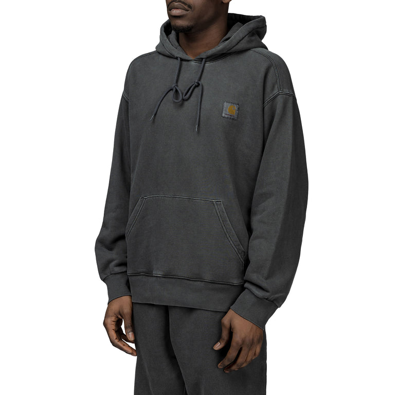 Carhartt WIP Nelson Hooded Sweat - M / Black-Garment Dyed - 2
