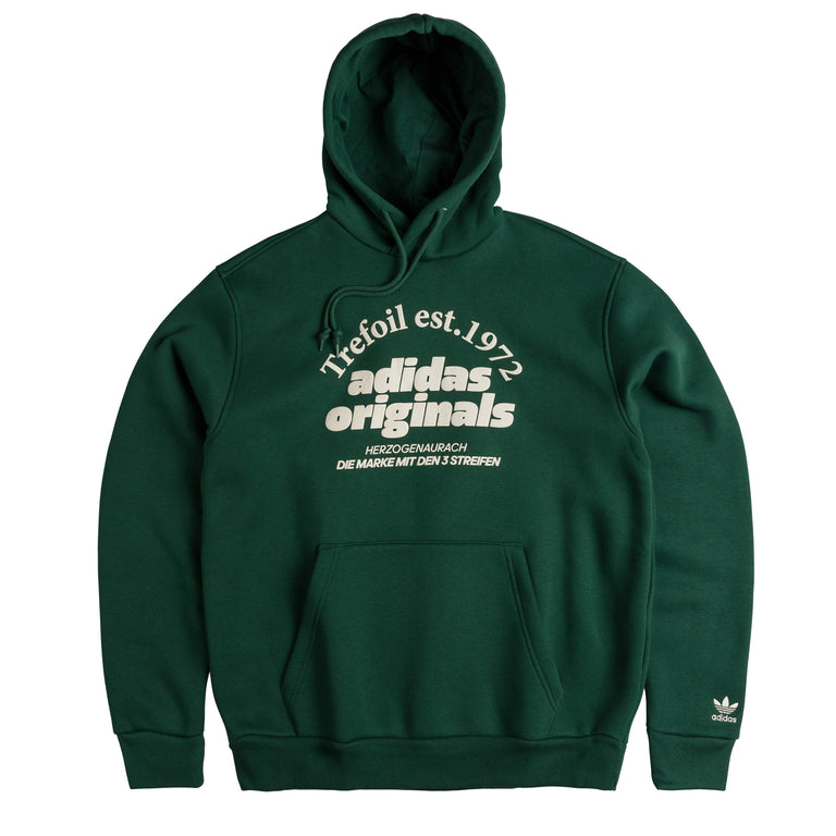 Adidas women's trefoil hoodie collegiate green Clearance