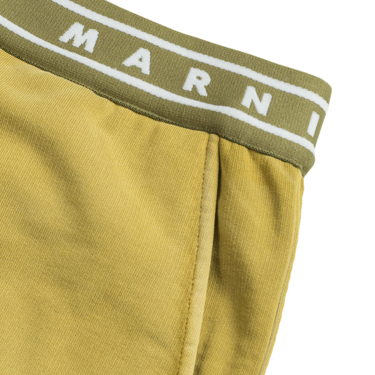 Marni Overdyed Organic Cotton Loopback Shorts